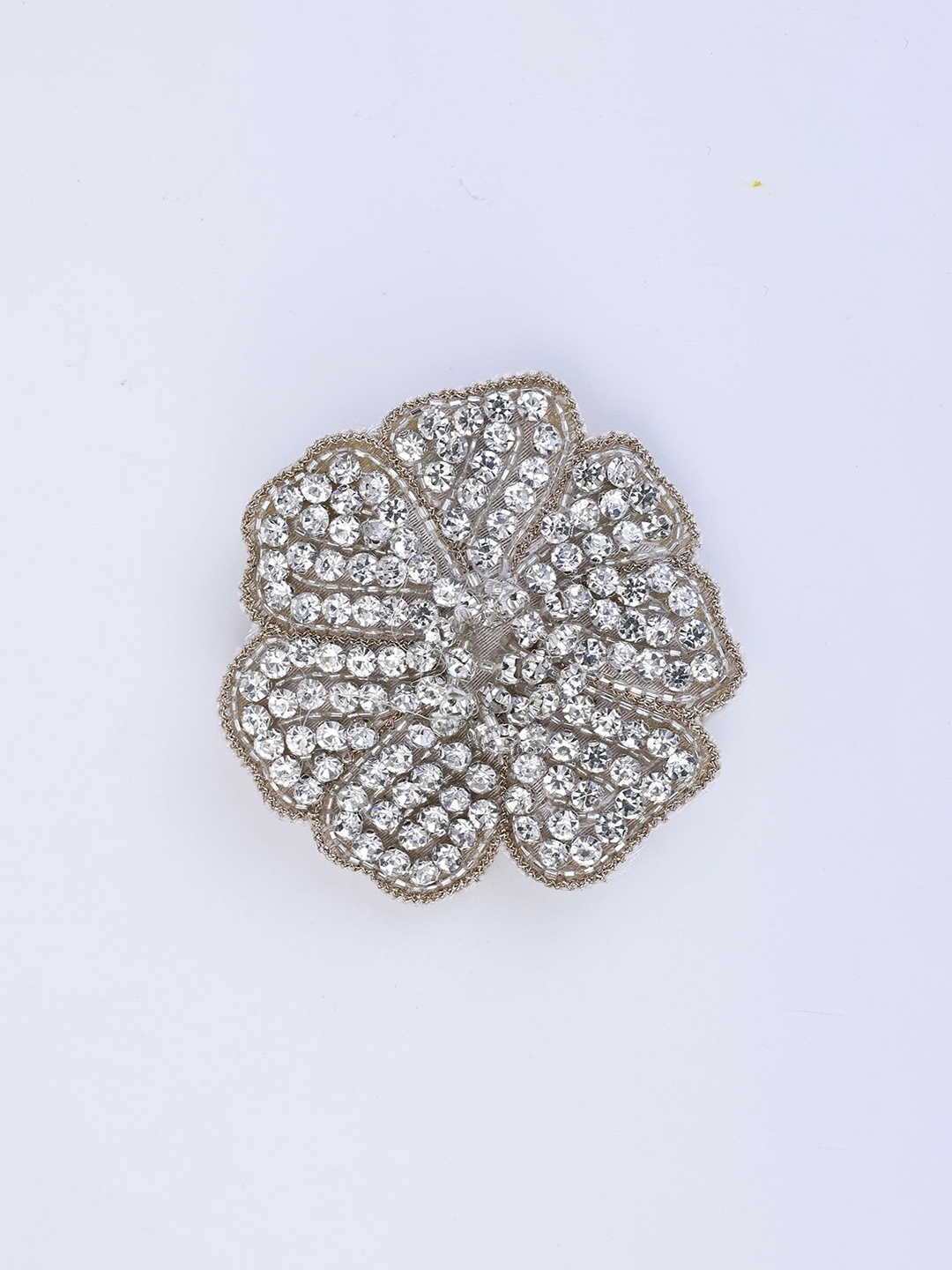 

Choko Girls Embellished Alligator Hair Clip, Silver