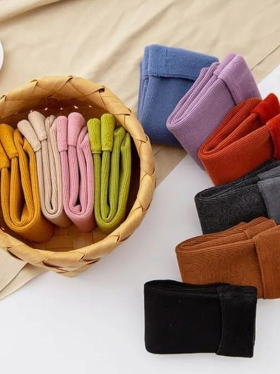 

SECRETS BY ZEROKAATA Pack Of 6 Assorted Above Ankle-Length Winter Socks