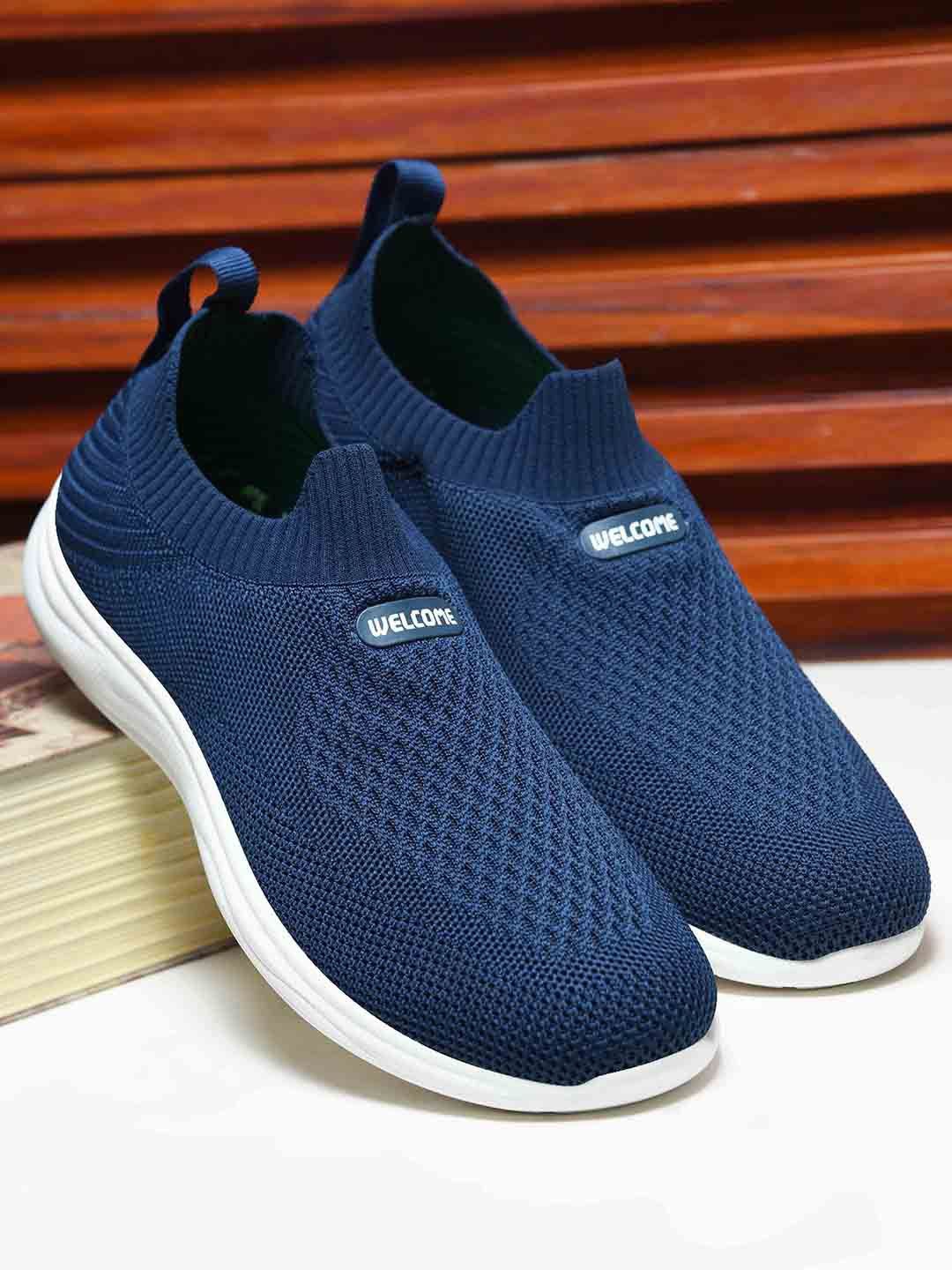 

WELCOME Women Slip-On Sneakers, Blue