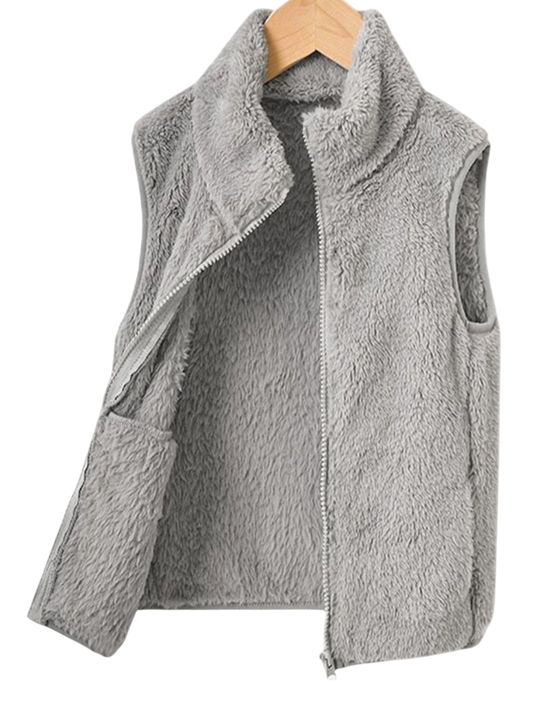 

Xsole Kids Single-Breasted Overcoat, Grey