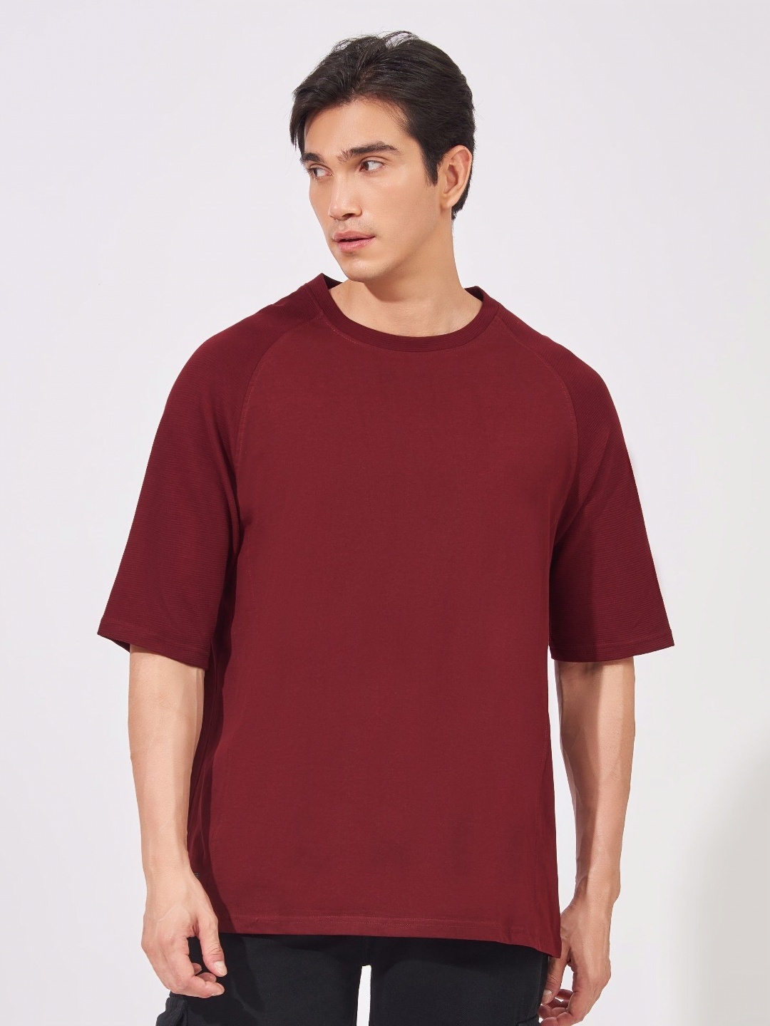 

Maniac Baggy T-shirt, Burgundy