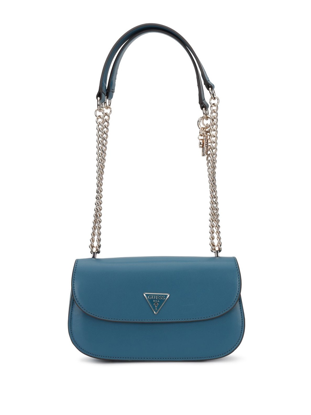 

GUESS PU Structured Shoulder Bag, Teal