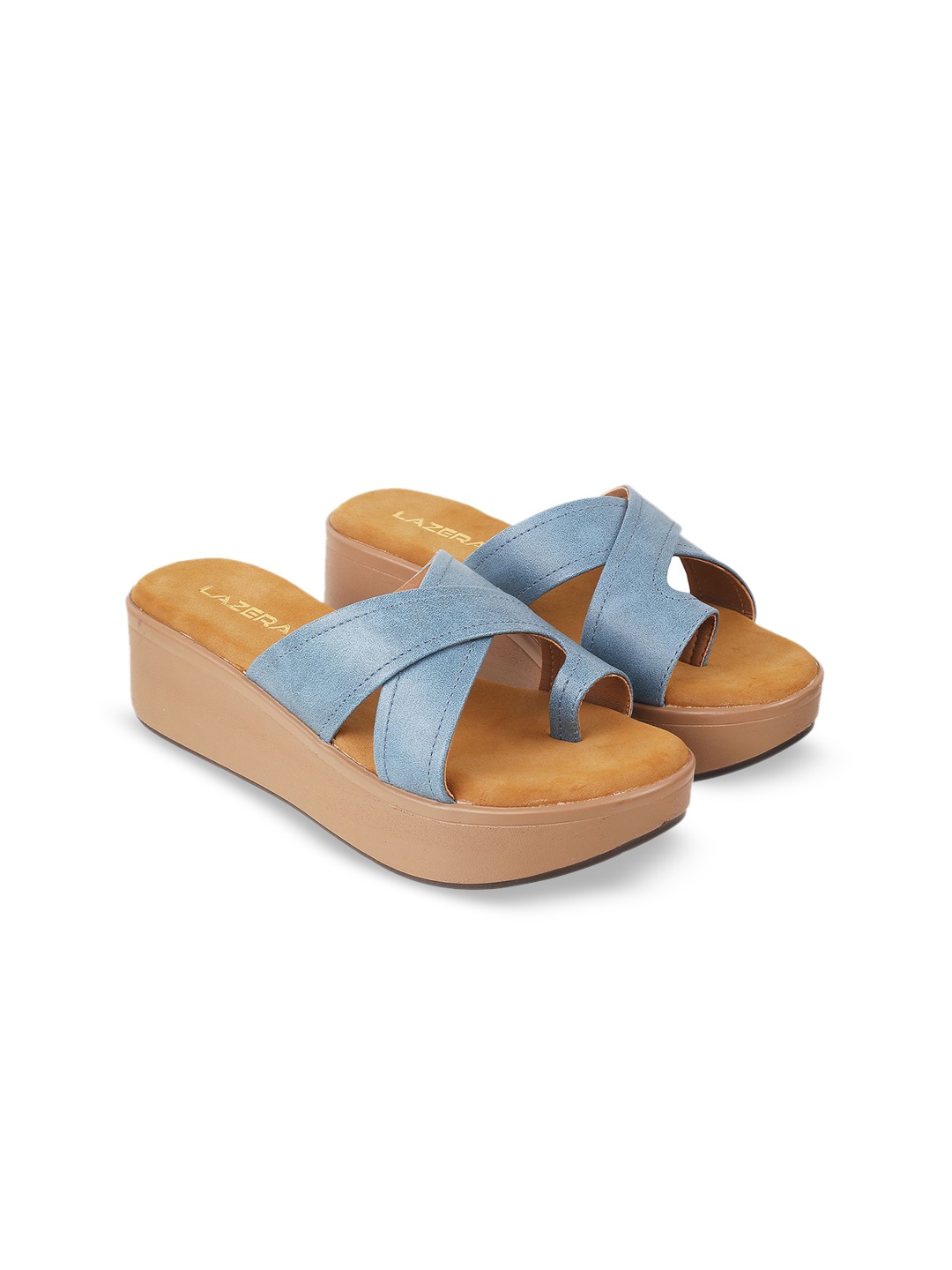 

Lazera Platform Sandals, Blue