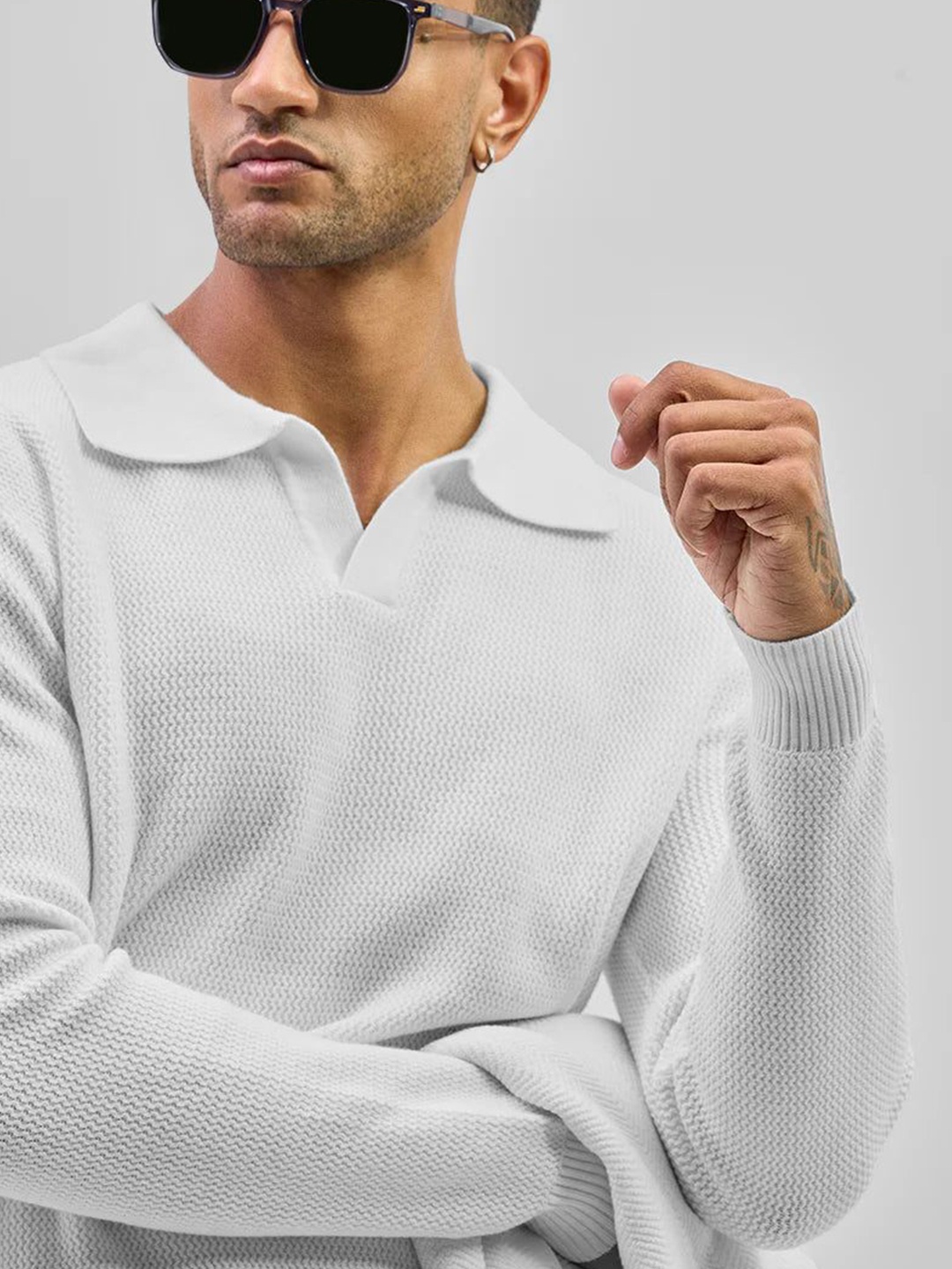 

Snitch Men Pullover, White