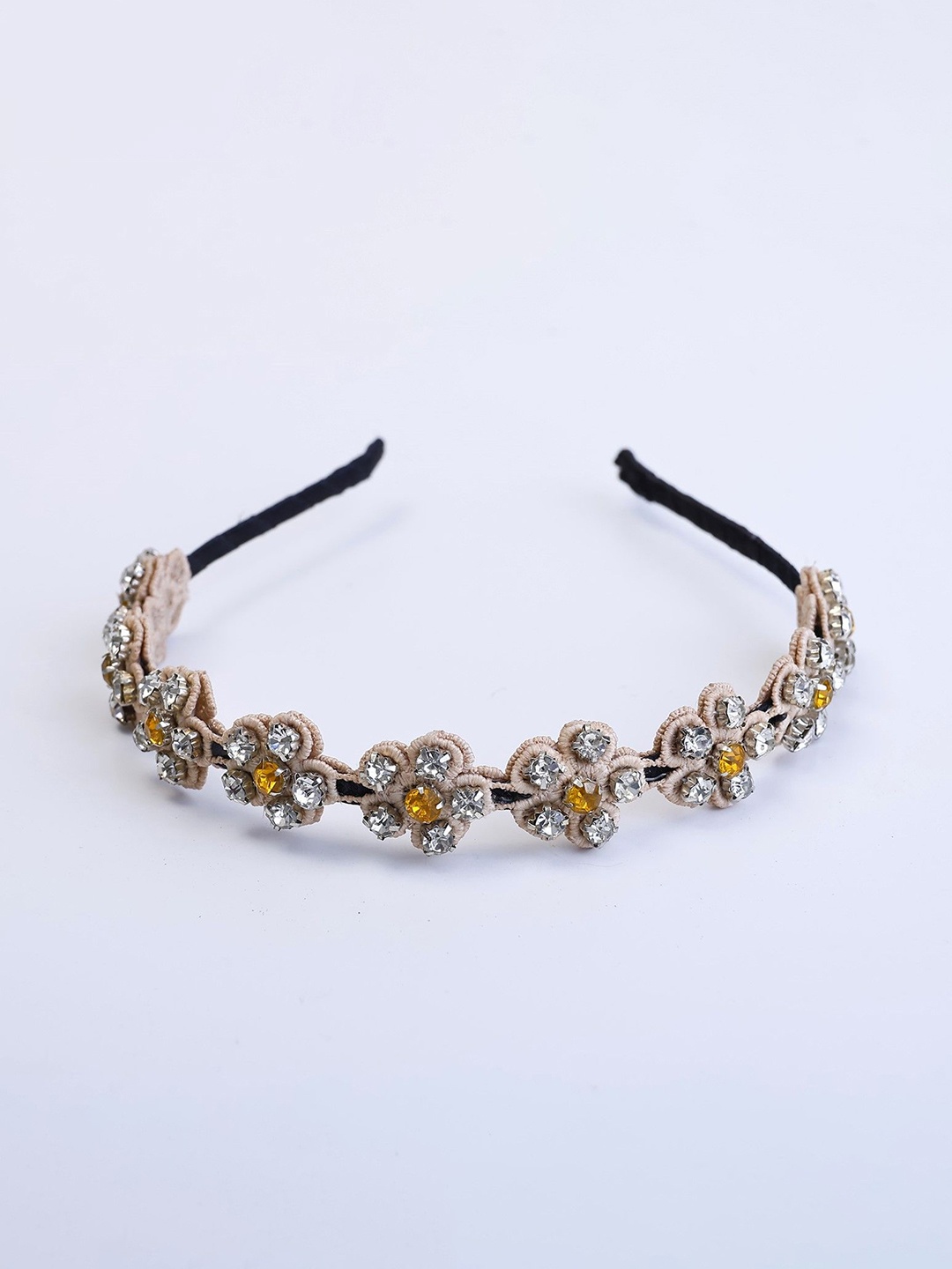 

Choko Girls Embellished Hairband, Brown