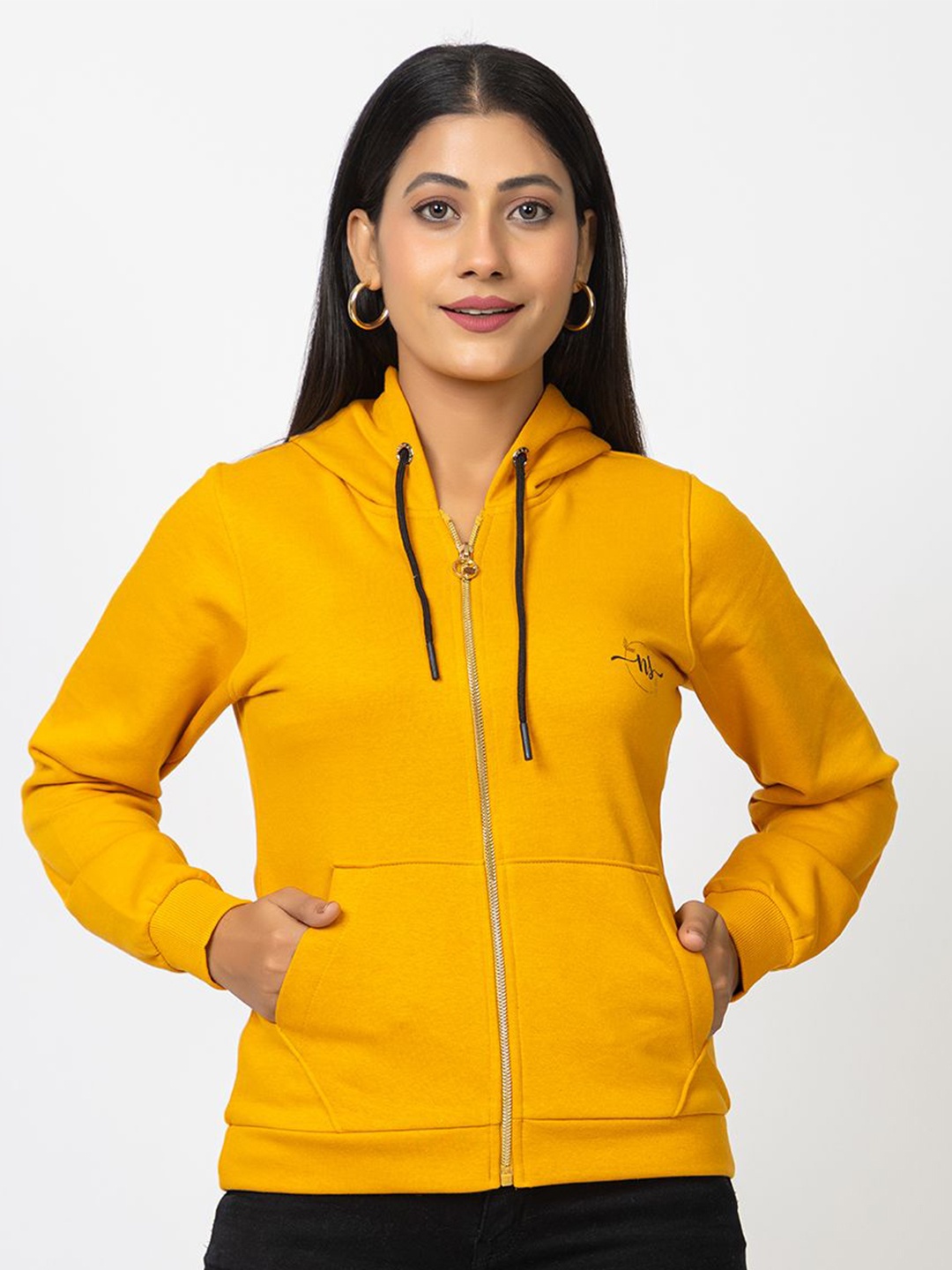 

Navsha Women Hooded Sweatshirt, Yellow