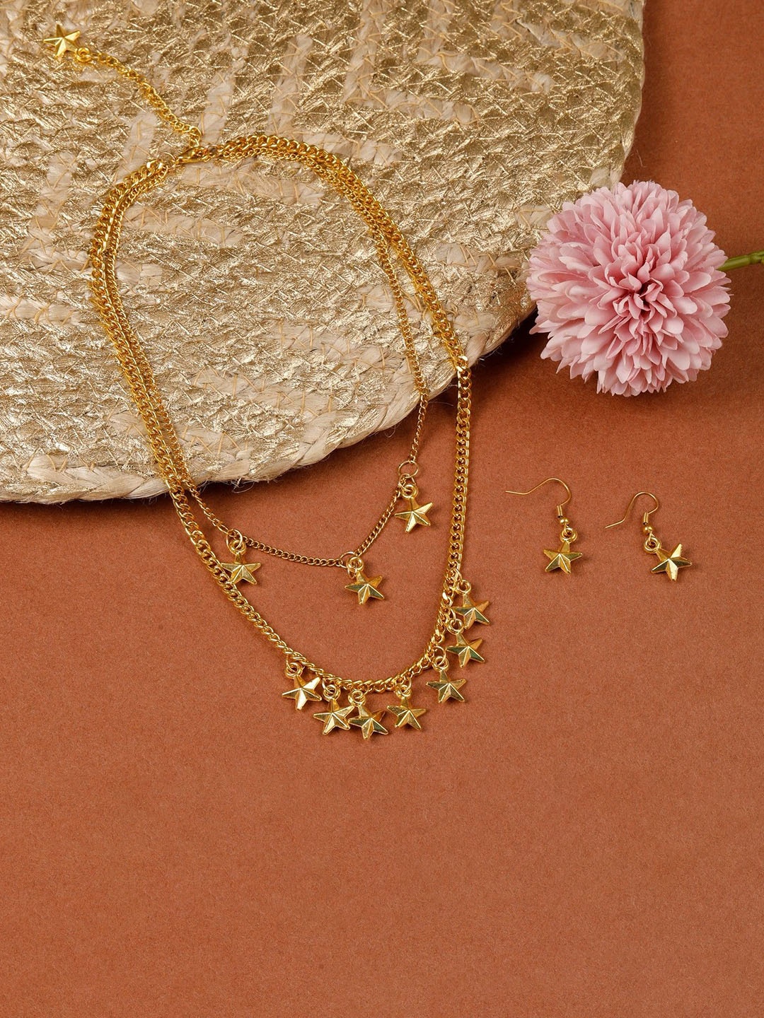 

Victoria's Den Gold-Plated Necklace Set