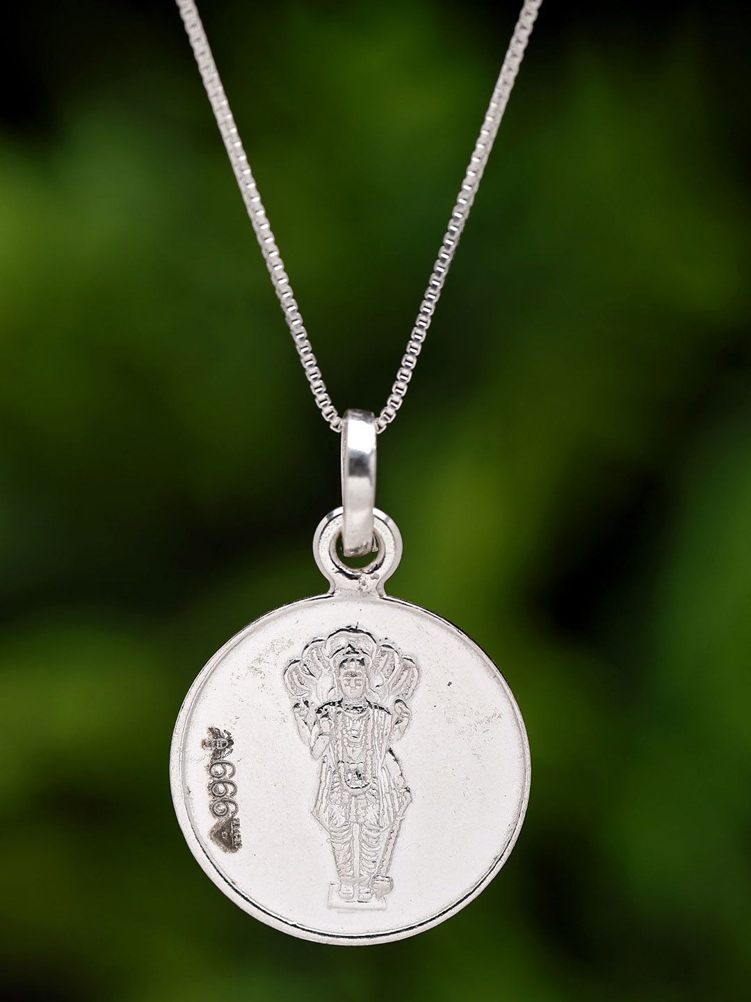 

Exotic India Circular Pendants, Silver