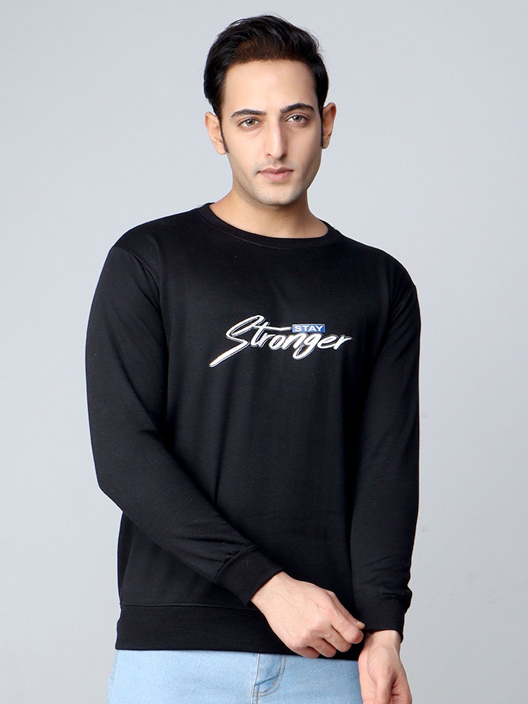 

Qure Vintage Men Sweatshirt, Black