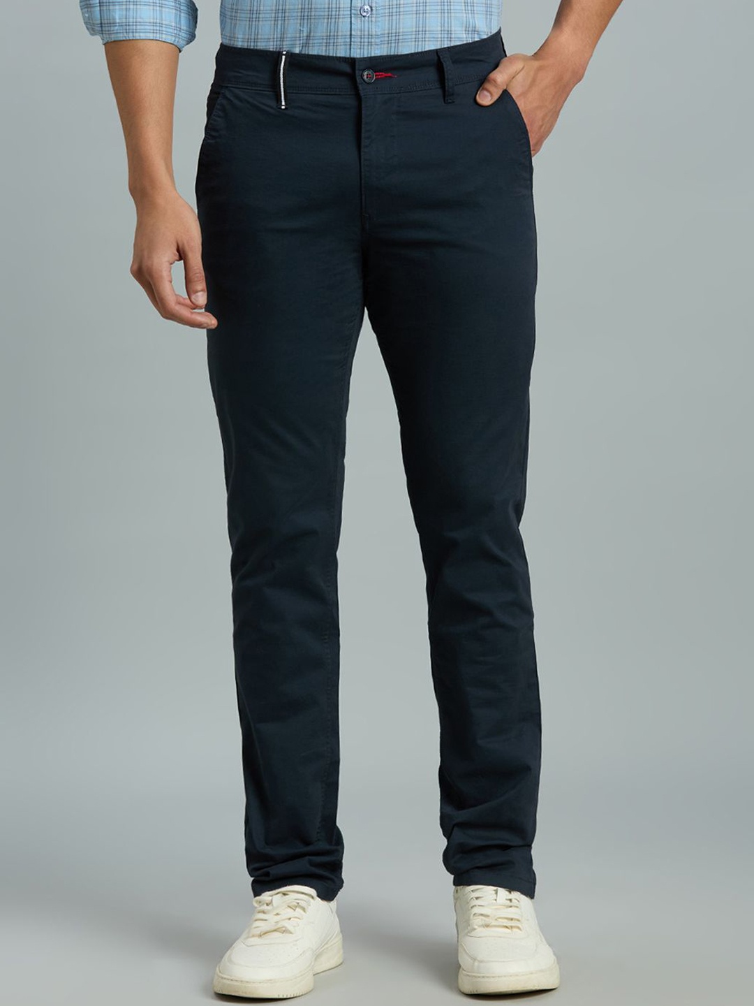 

Reid & Taylor Men Tailored Trousers, Navy blue