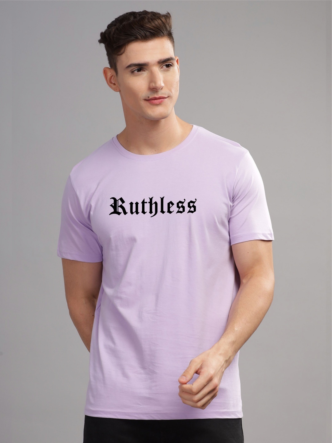 

ADRO Men Printed T-shirt, Lavender