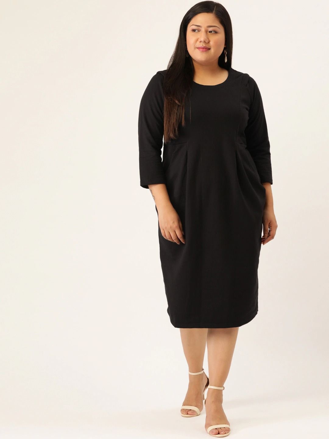

theRebelinme Sheath Midi Dress, Black