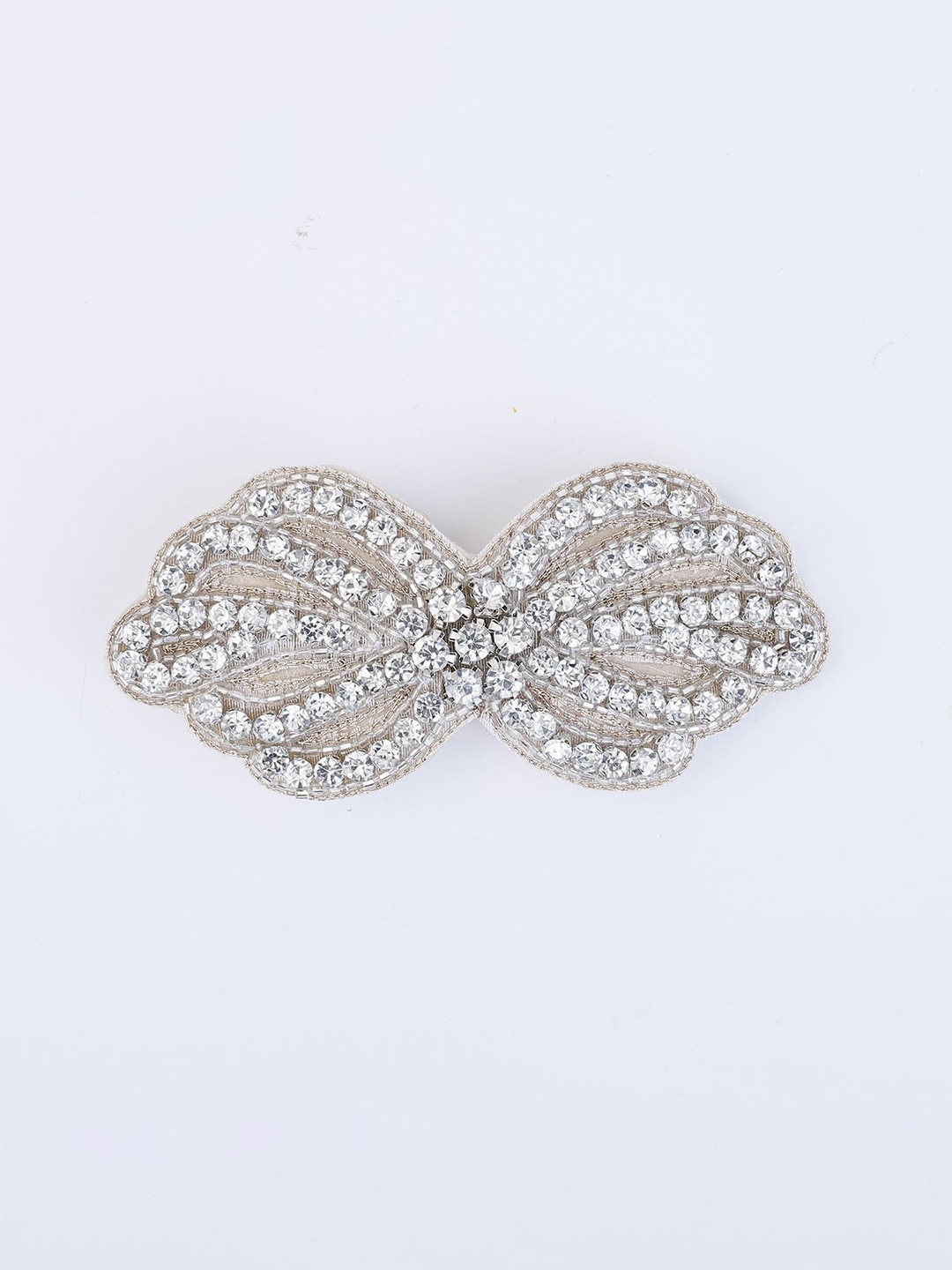 

Choko Girls Embellished Alligator Hair Clip, Silver