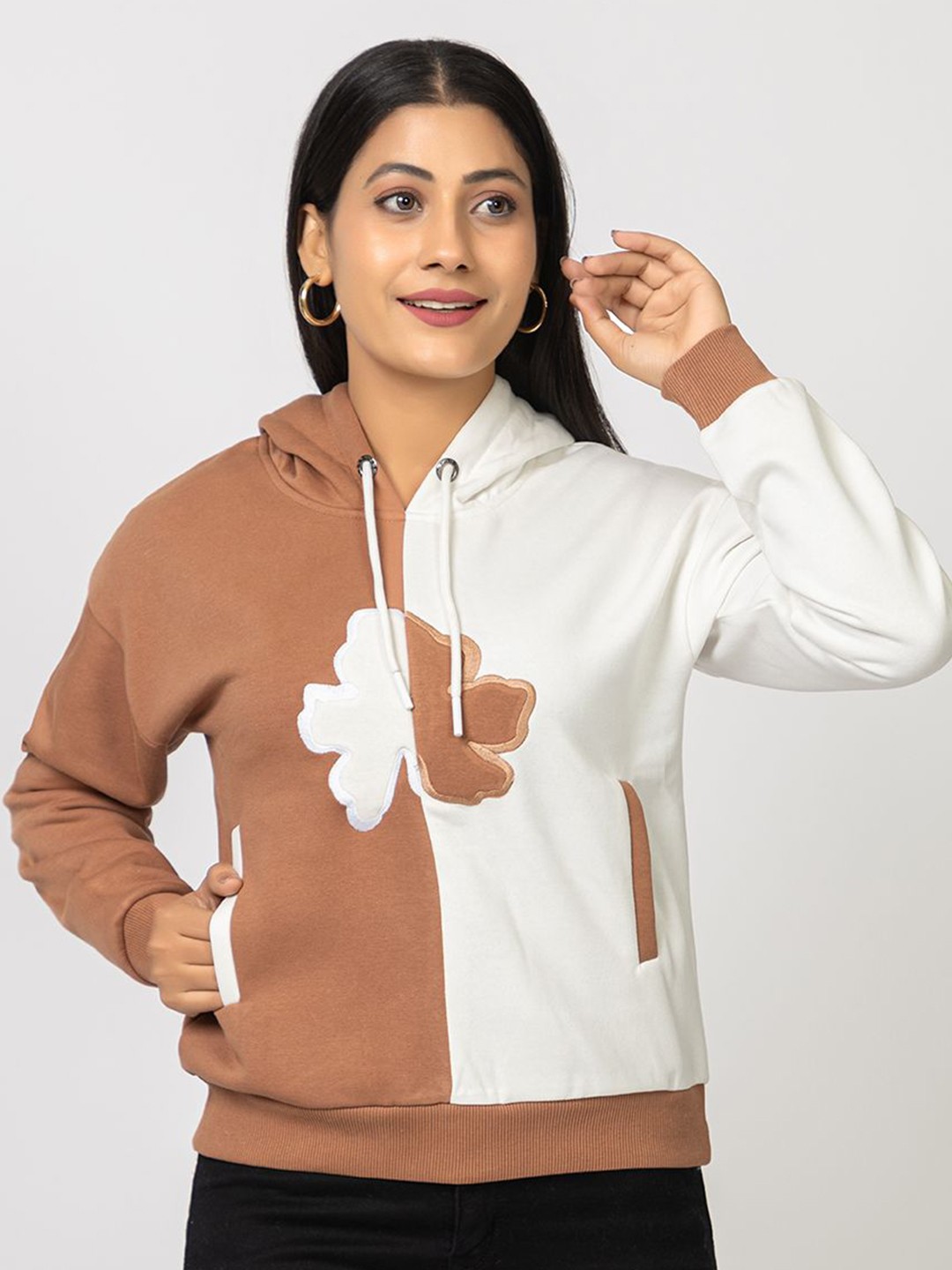 

Navsha Women Hooded Sweatshirt, Multi
