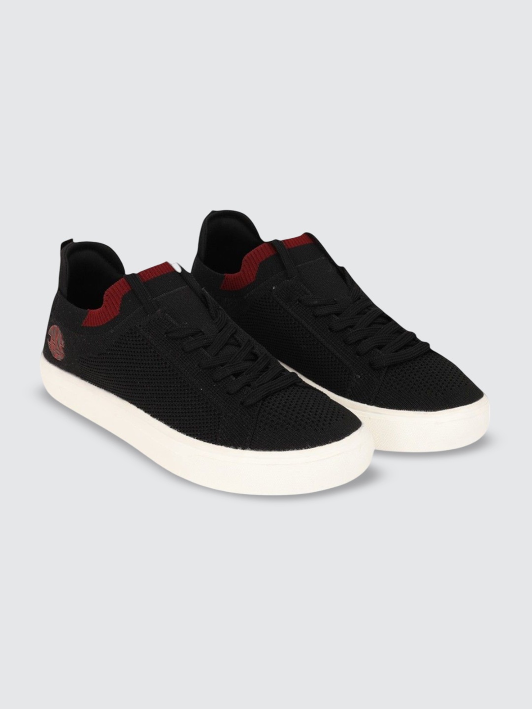 

SPYKAR Men Woven Design Sneakers, Black