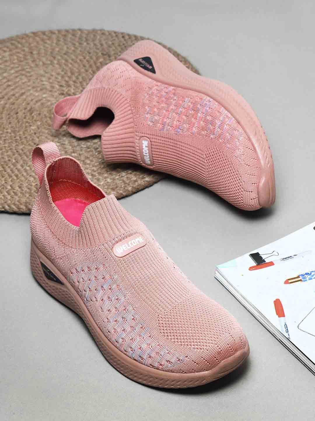 

WELCOME Women Slip-On Sneakers, Pink