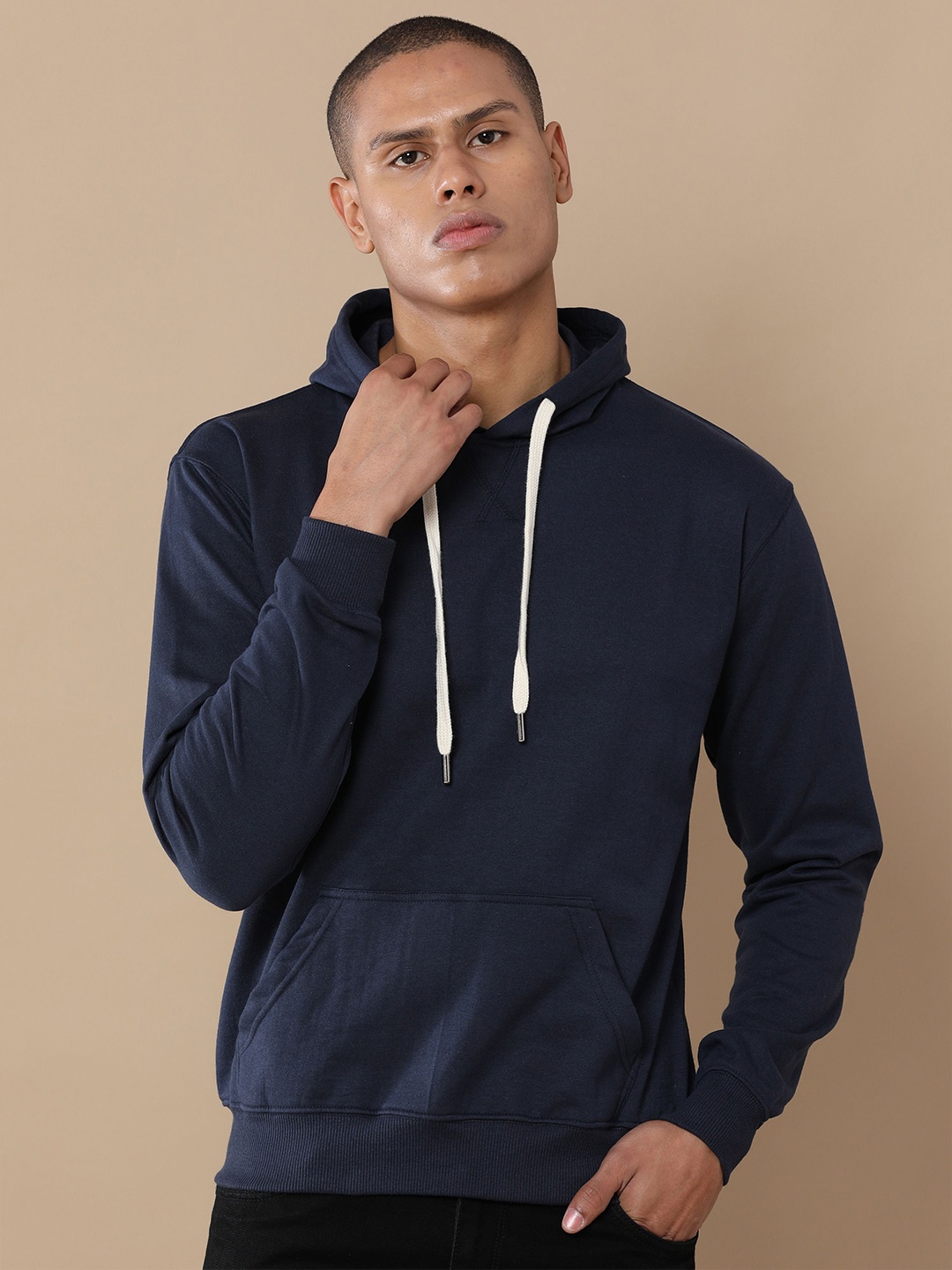 

Genius18 Men Hooded Sweatshirt, Navy blue