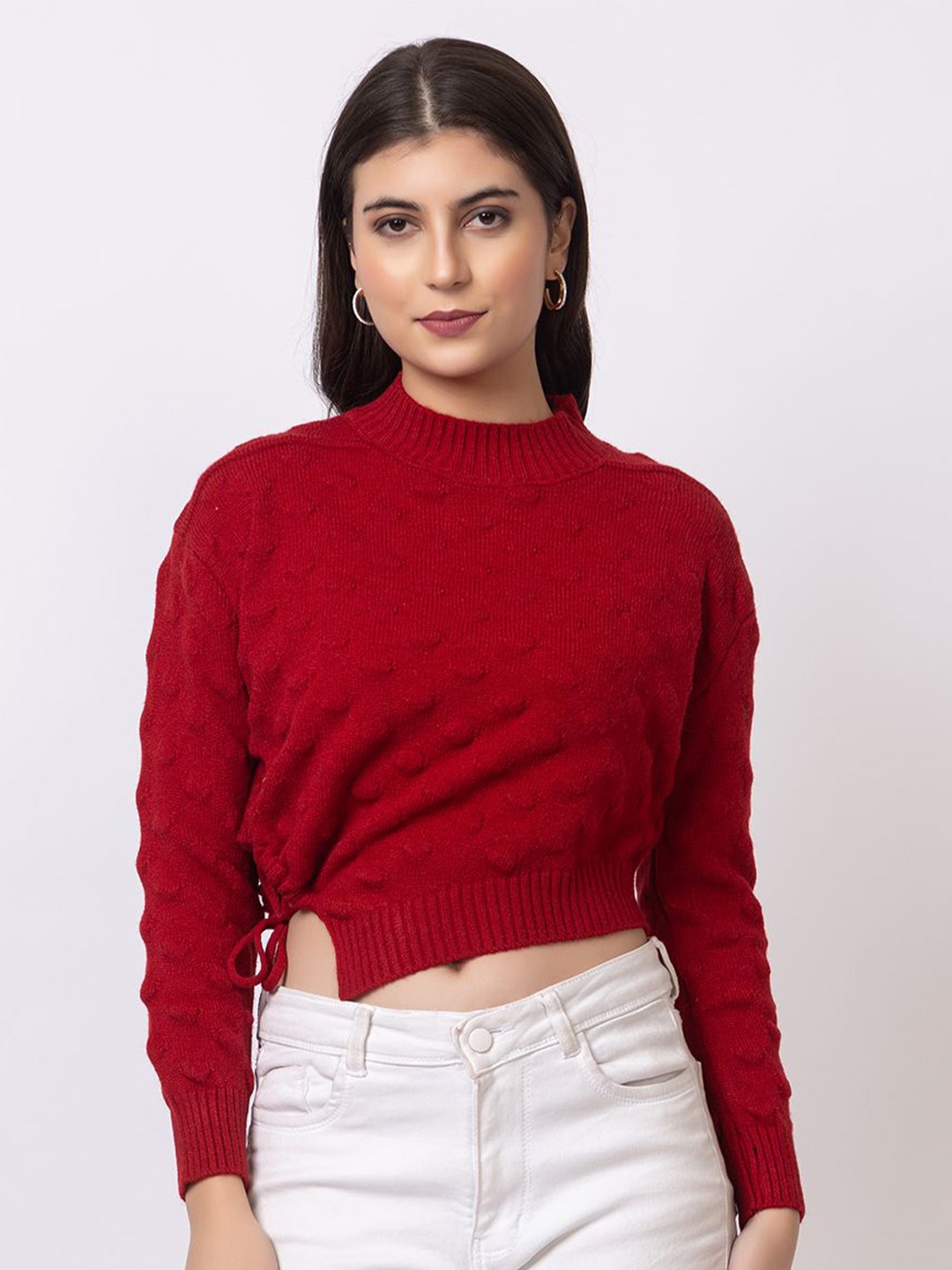 

Antiloop Women Woollen Pullover, Maroon