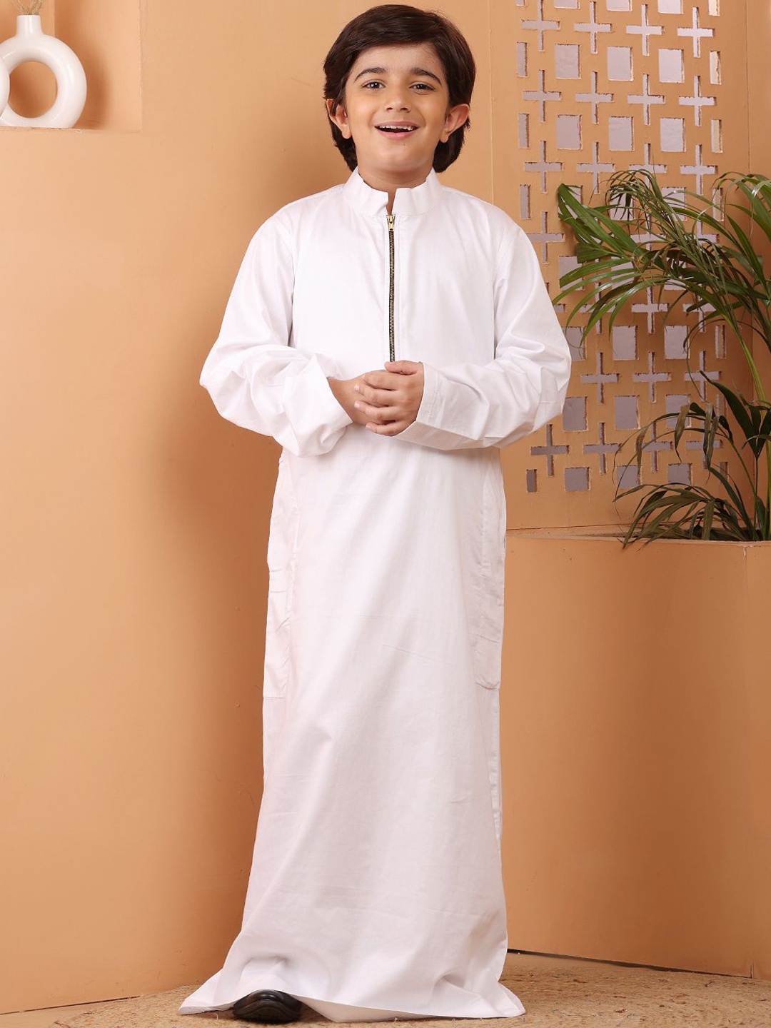 

NABIA Boys Kurta, White