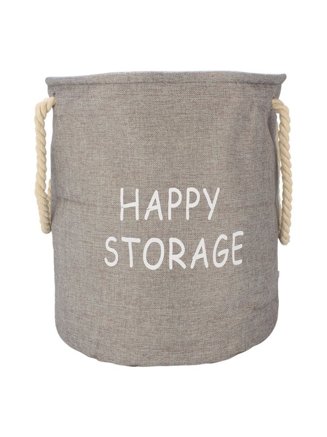 

HOKIPO Grey Printed Cotton Laundry Bag