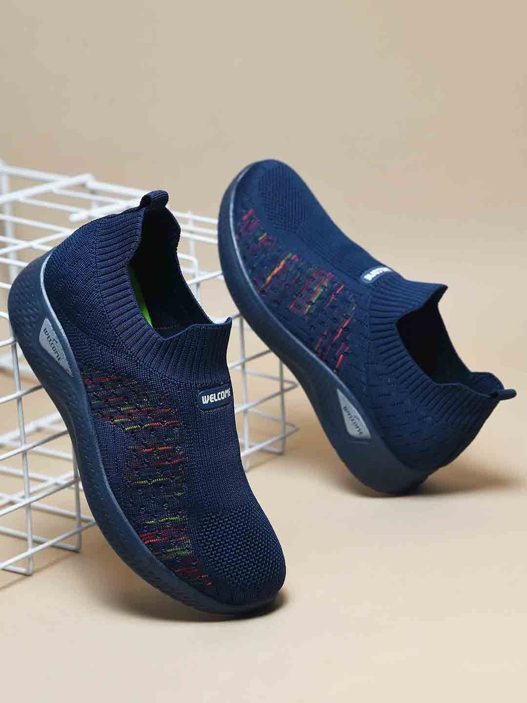 

WELCOME Women Slip-On Sneakers, Blue