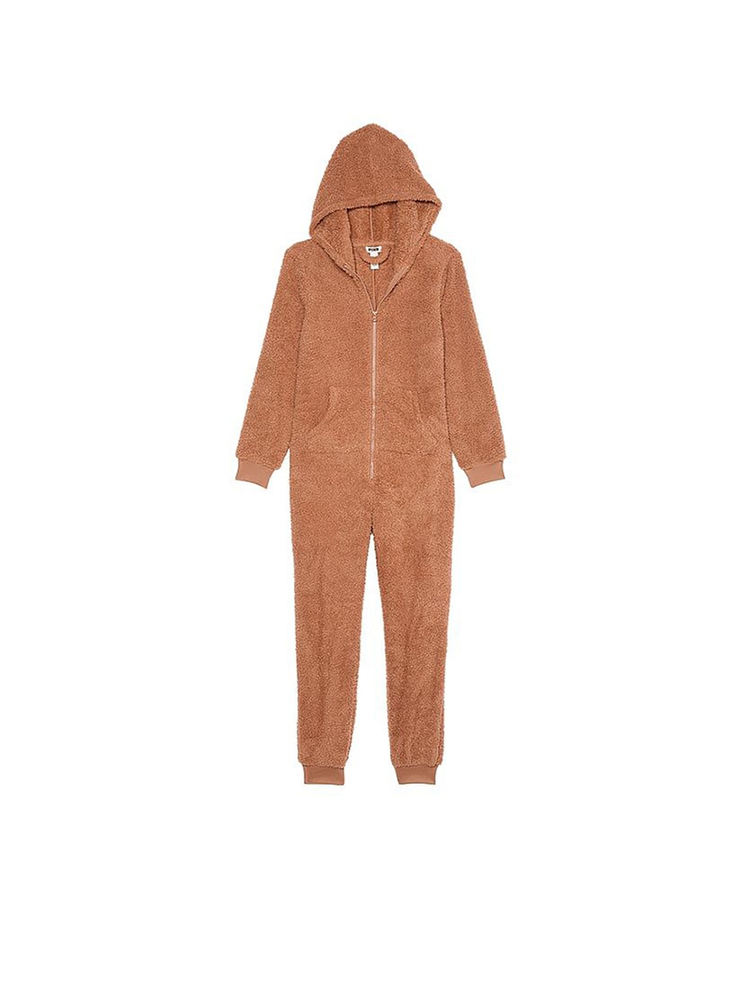 

Victoria's Secret Women Hooded Lounge Onesie Night suit, Brown