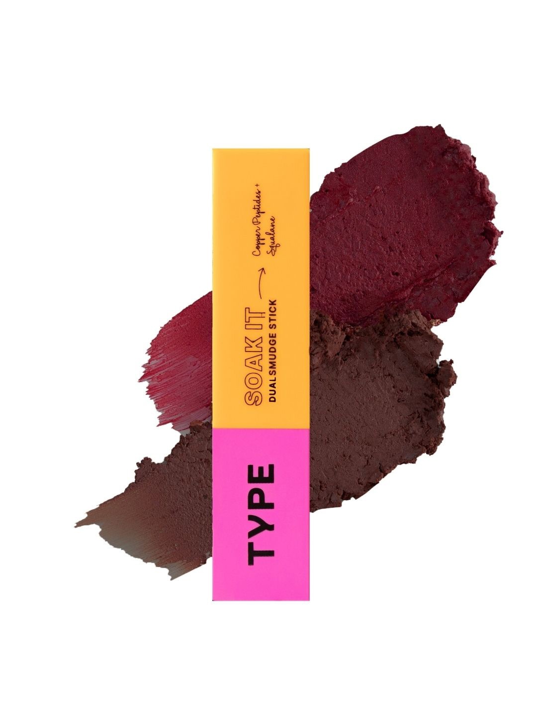 

TYPE BEAUTY INC Soak It Dual Smudge Stick - 12 g - Cherry/ Dark Chocolate, Brown