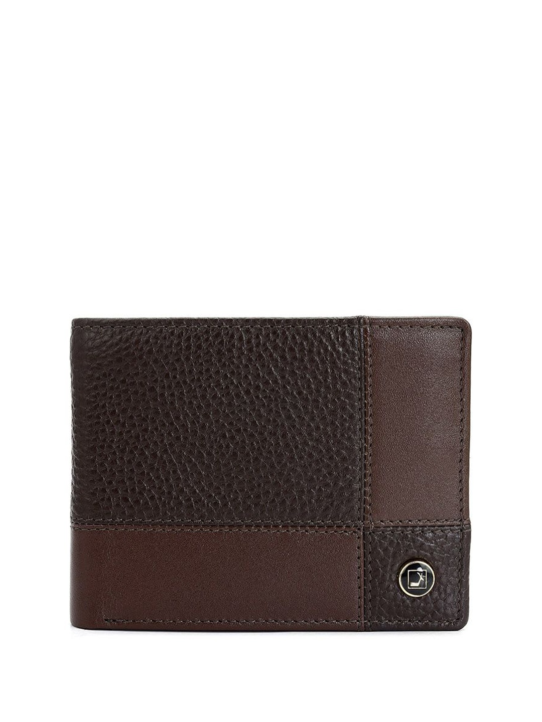 

Da Milano Men Leather Two Fold Wallet, Brown