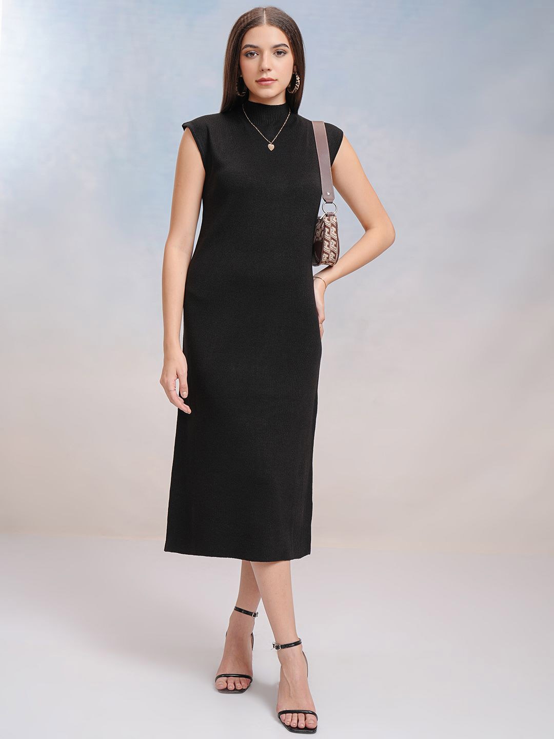 

CHIC BY TOKYO TALKIES Bodycon Midi Dress, Black
