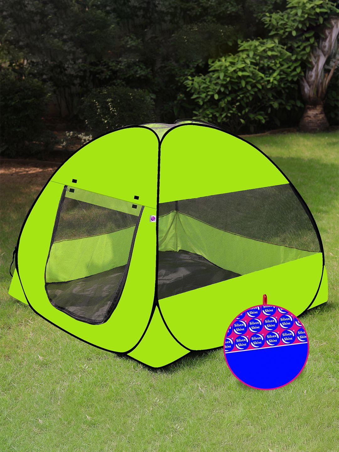 

Silver Shine Boys Self-Supporting Foldable Tent, Green
