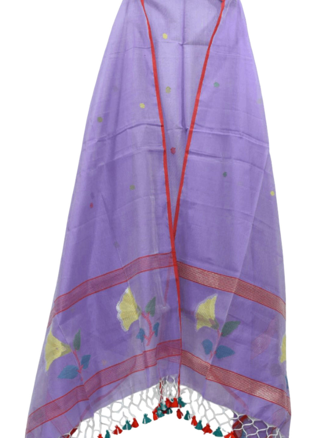 

Indeloom Pure Cotton Unstitched Dress Material, Mauve