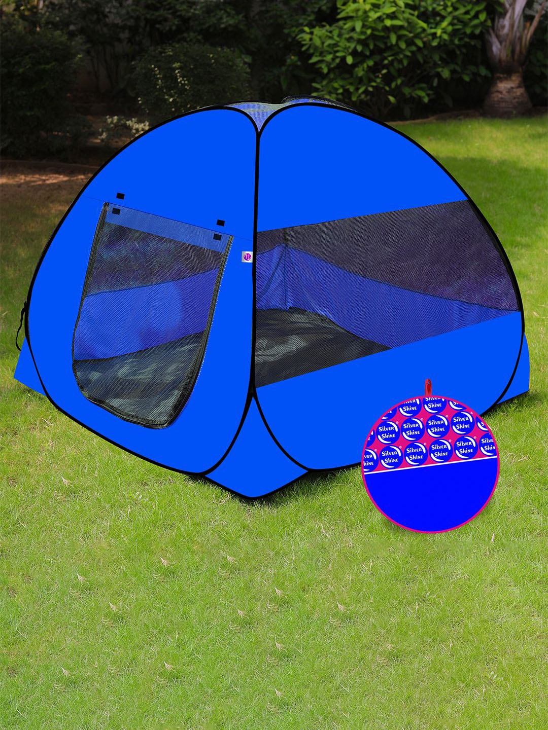 

Silver Shine Boys Self-Supporting Foldable Tent, Blue