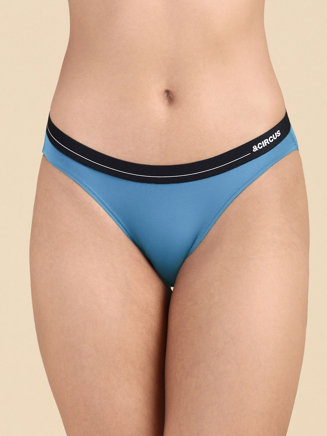 

&CIRCUS Womens Low-Rise Bikini Briefs, Blue
