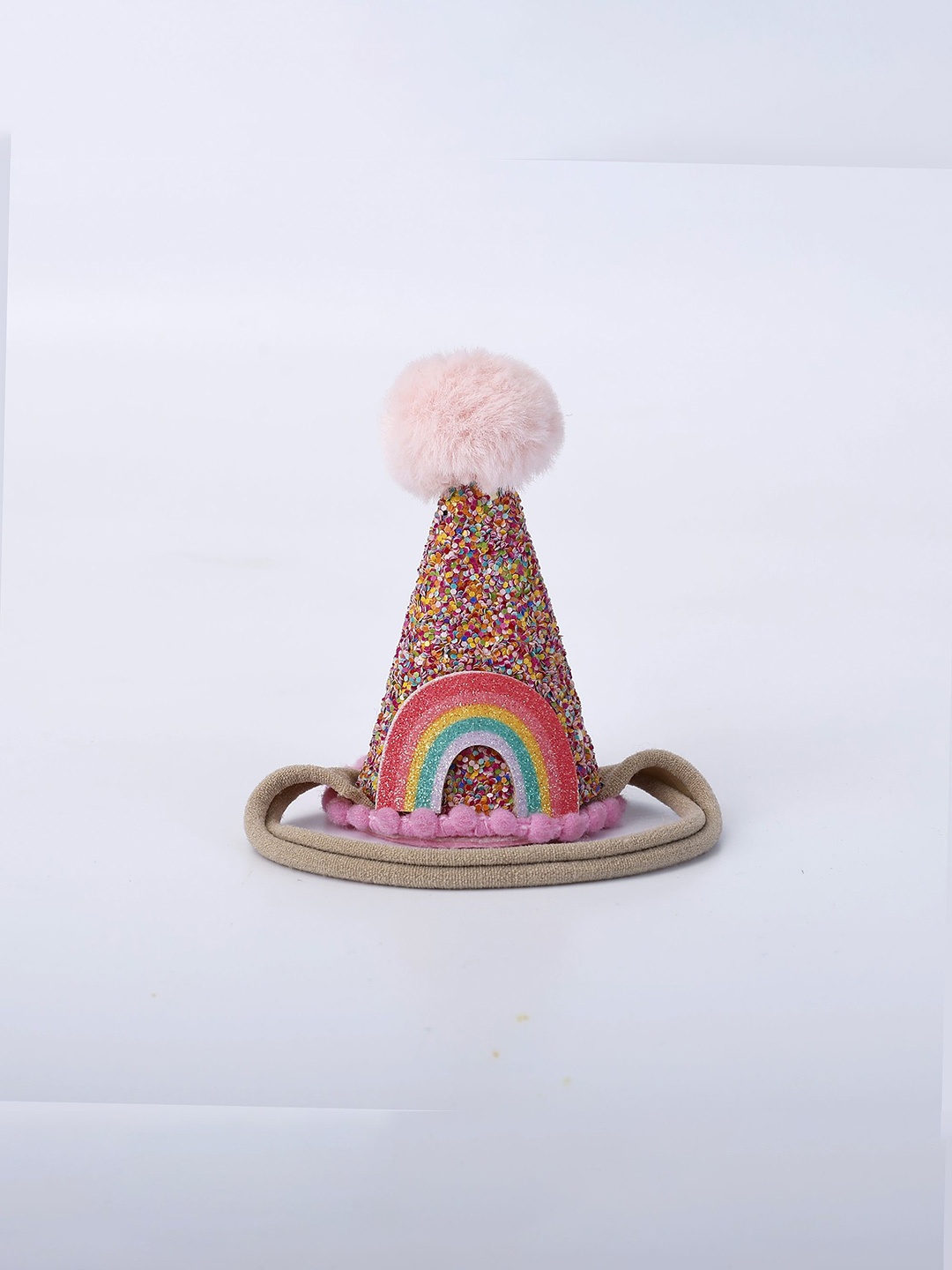 

Choko Girls Embellished Ponytail Holders, Pink