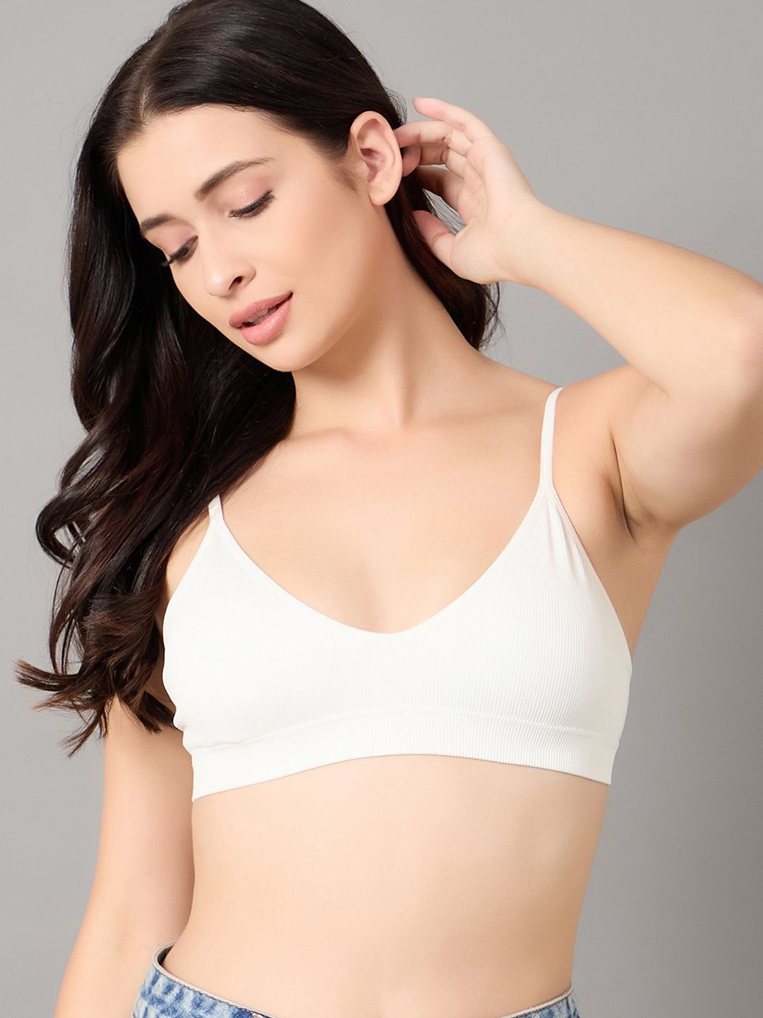 

DressBerry Bra Medium Coverage Lightly Padded, White