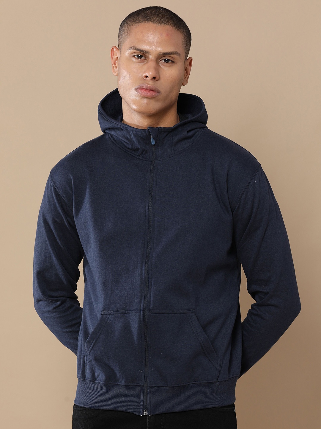 

Genius18 Men Hooded Sweatshirt, Navy blue