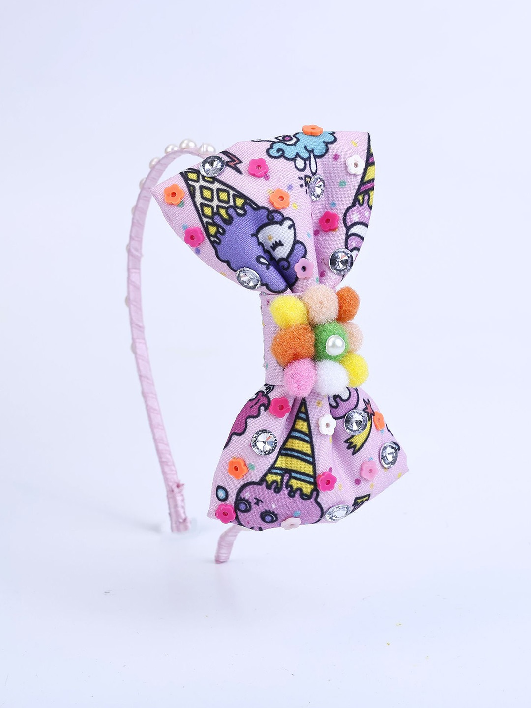 

Choko Girls Embellished Hairband, Pink