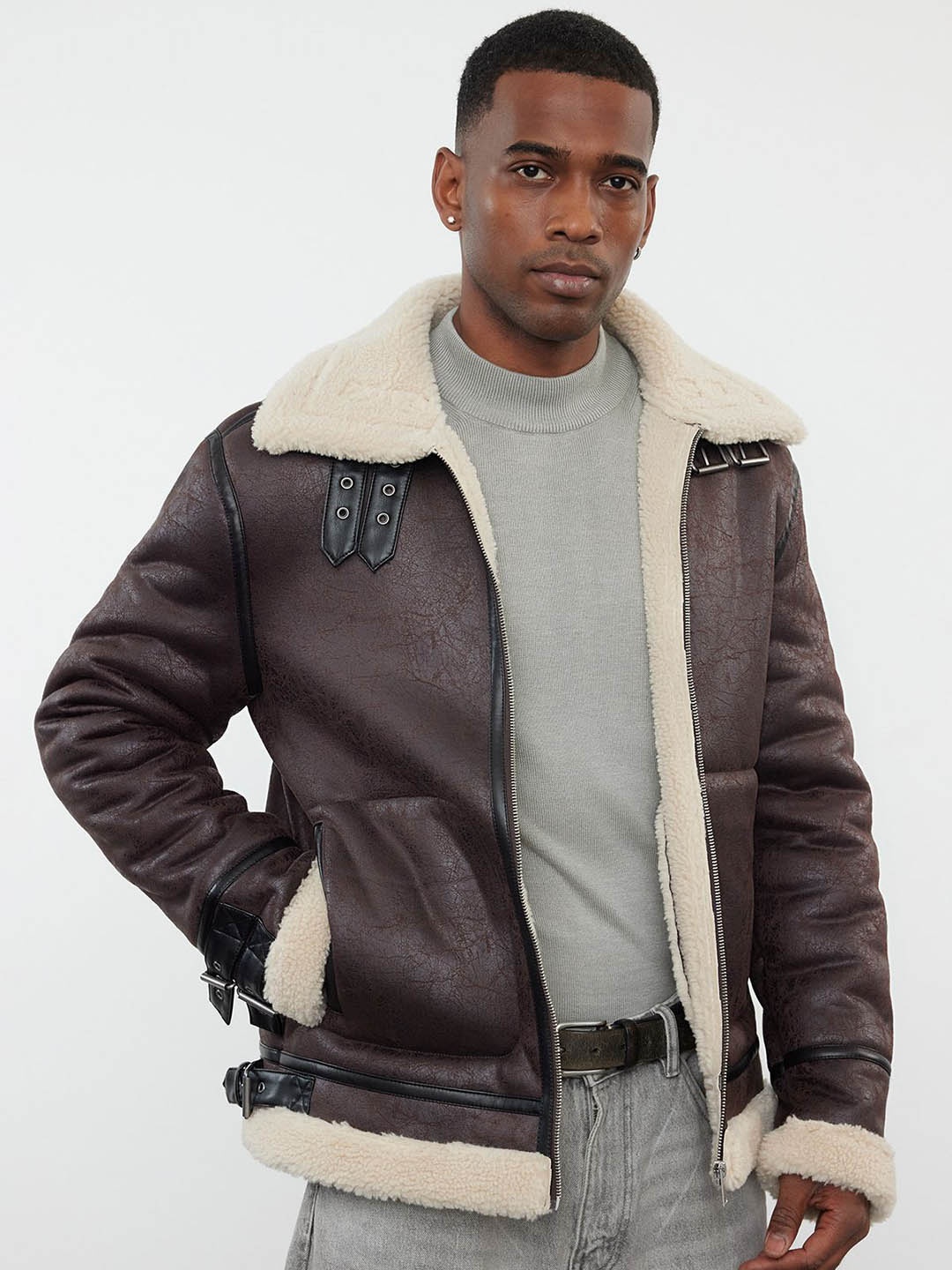 

Trendyol Long Sleeves Jackets, Brown