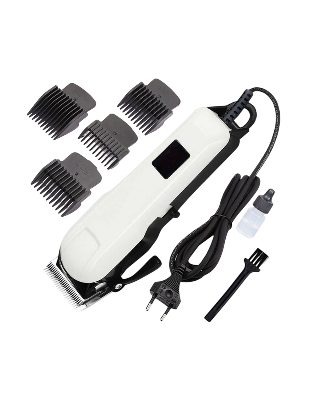 

KMI Professional Corded Trimmer Electric Hair Clipper, White