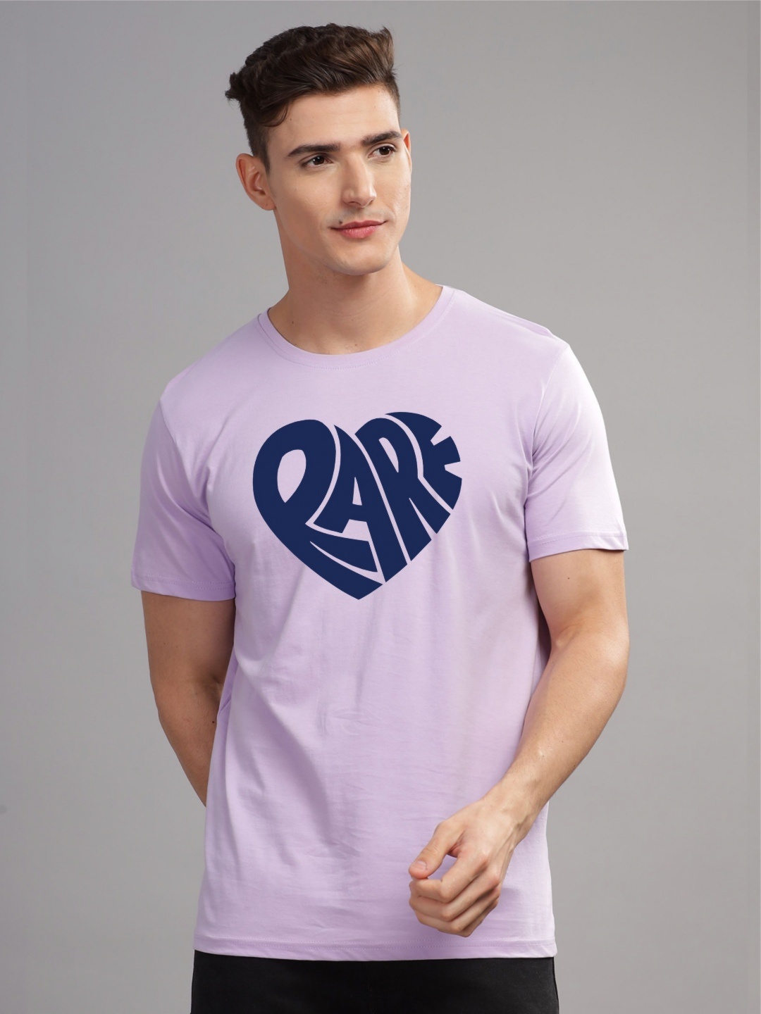 

ADRO Men Printed T-shirt, Lavender