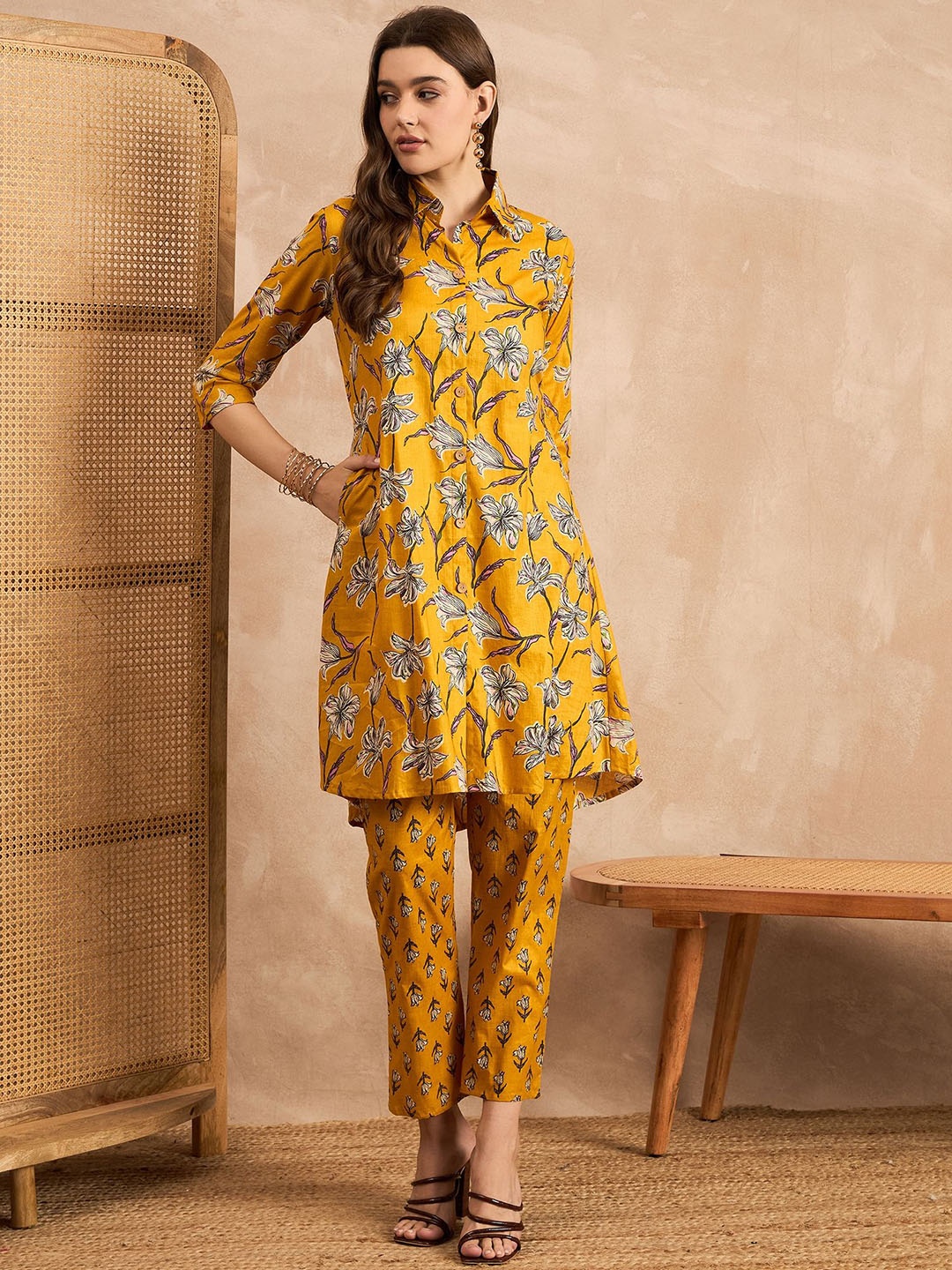 

BAESD Women Co-Ords, Mustard