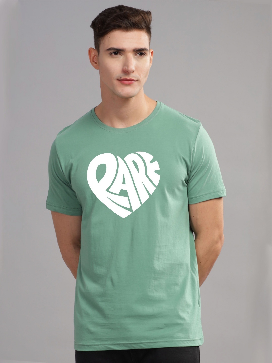 

ADRO Men Printed T-shirt, Sea green