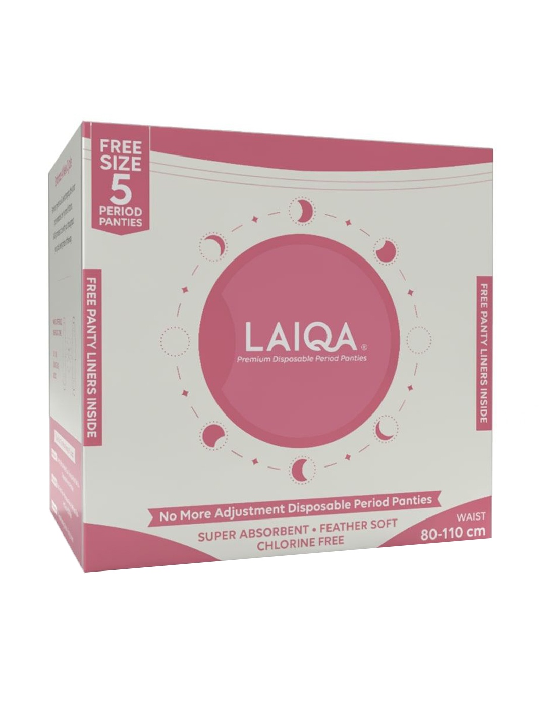 

LAIQA Disposable Period Panty - 5-Pcs, White