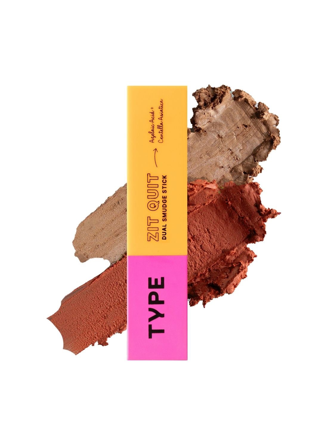 

TYPE BEAUTY INC Zit Quit Dual Smudge Stick - 12 g - Salmon/ Salted Caramel, Red