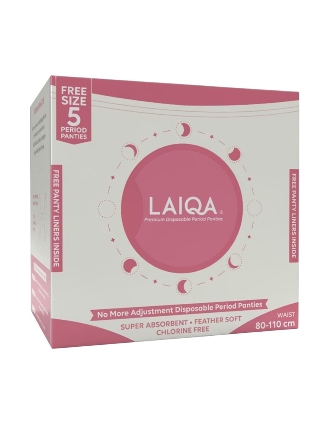 

LAIQA Disposable Period Panty - 5-Pcs, White
