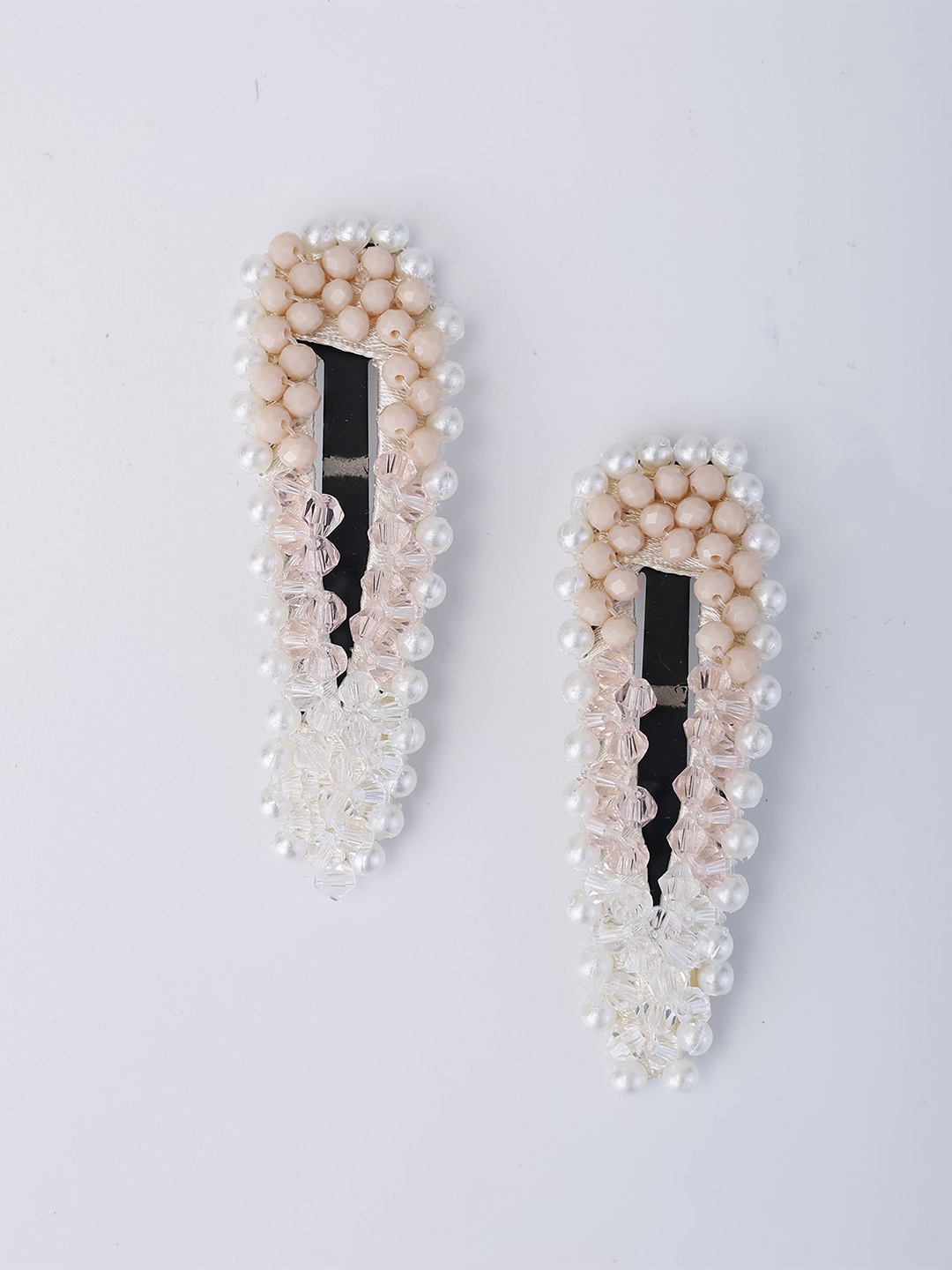 

Choko Girls Set of 2 Embellished Tic Tac Hair Clip, Pink