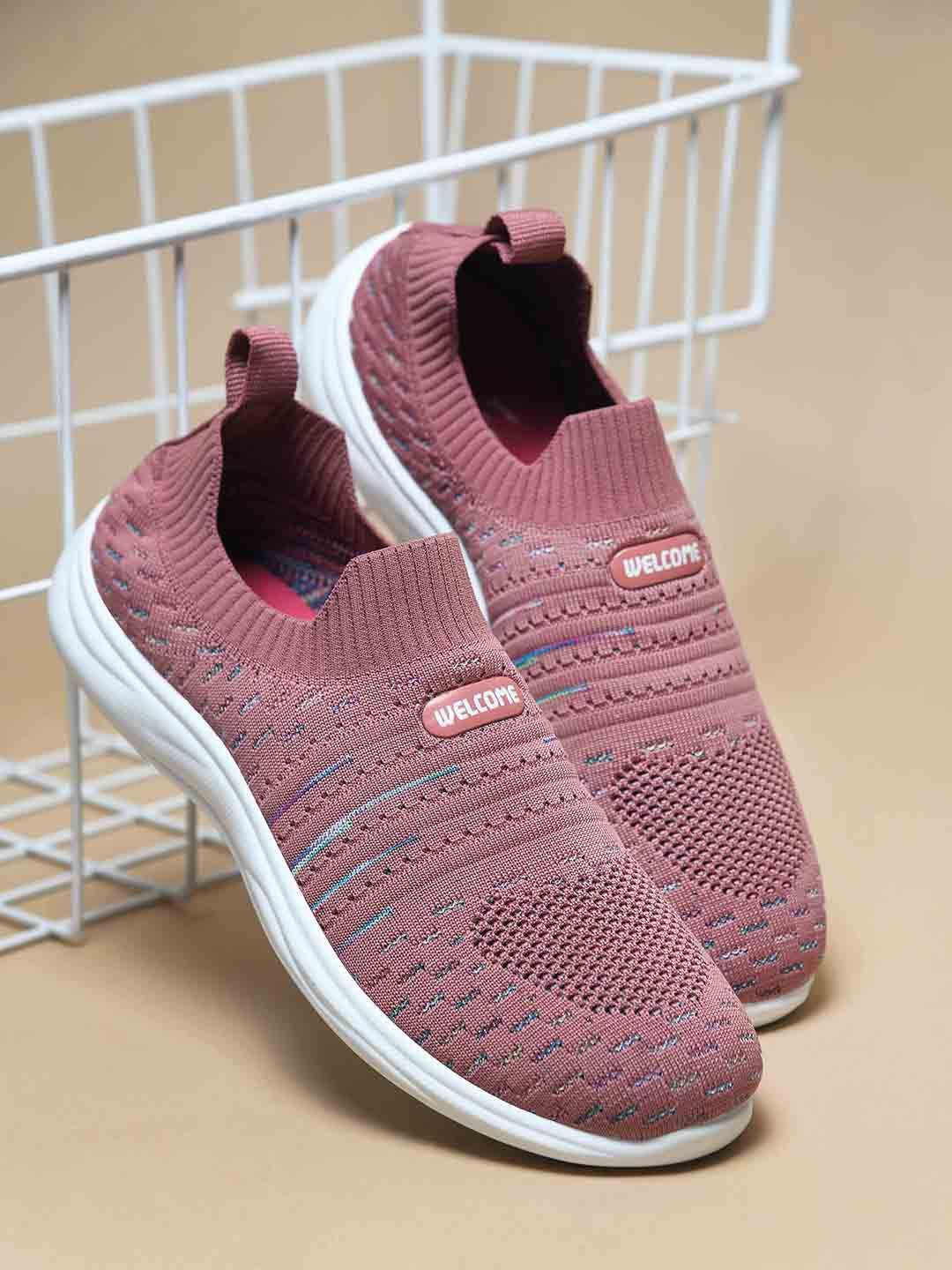 

WELCOME Women Slip-On Sneakers, Pink