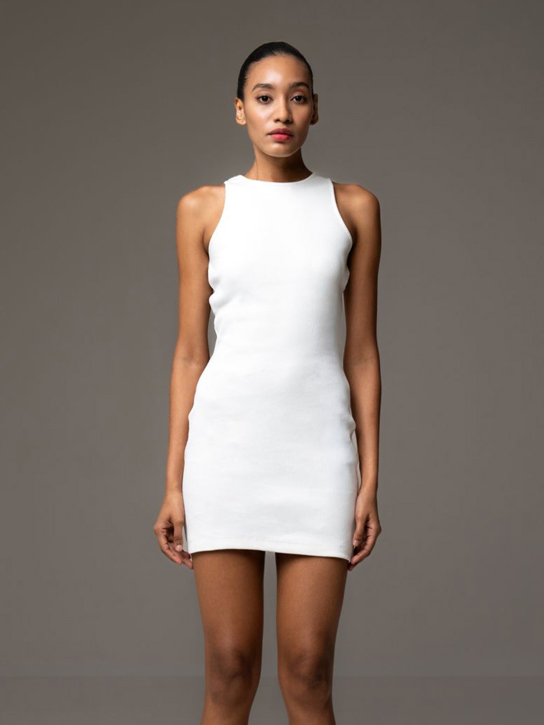 

SOTBELLA Bodycon Mini Dress, White