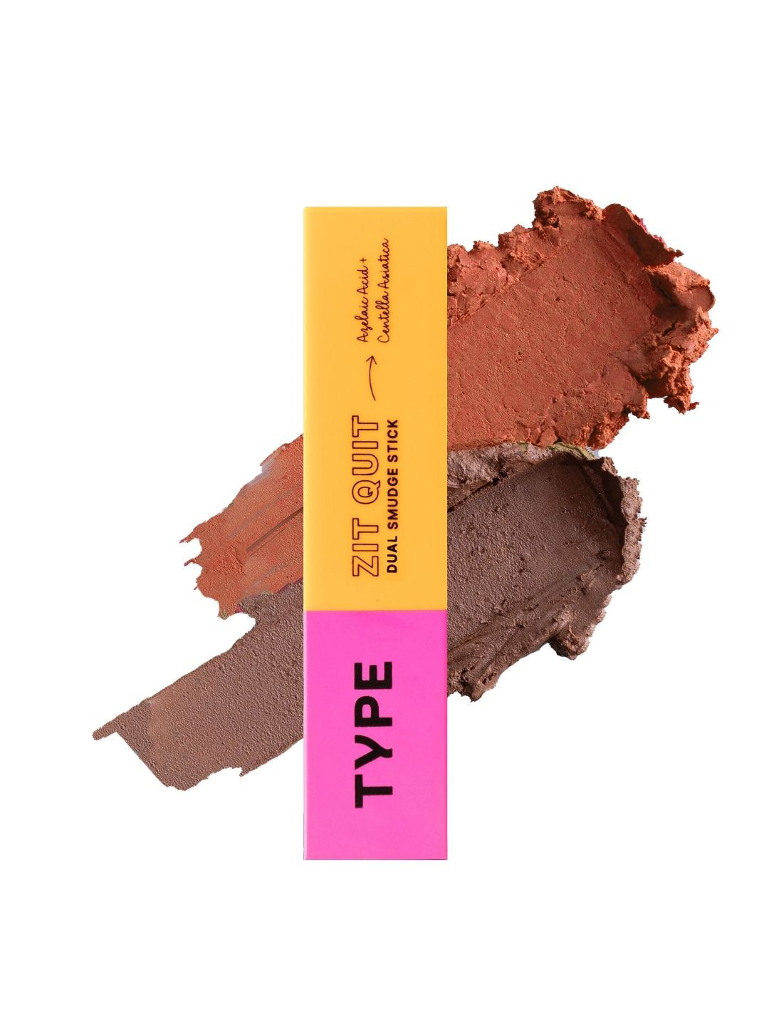 

TYPE BEAUTY INC Zit Quit Dual Smudge Stick -12 g - Bubbly/ Salmon, Red