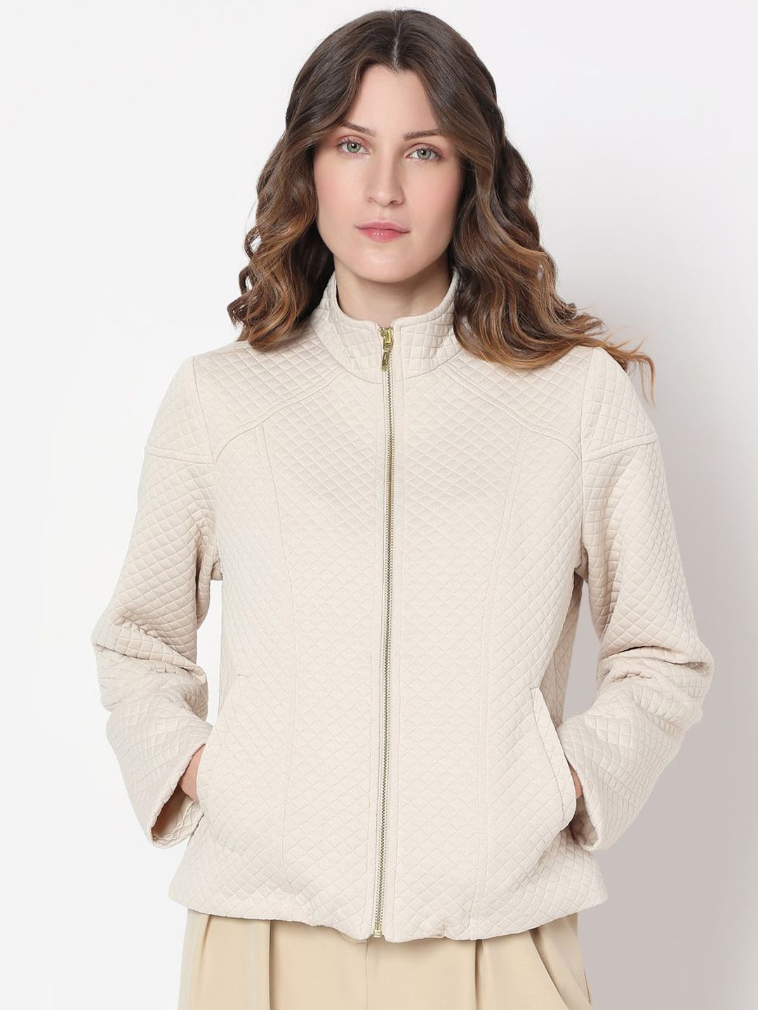 

Vero Moda Women Lightweight Quilted Jacket, Beige